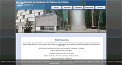 Desktop Screenshot of estacionbustalaveradelareina.com